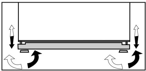 BEKO CN142230X A++ - Nastavitev nogic - 1