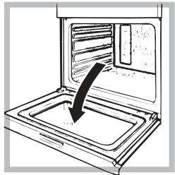 HOTPOINT FH 103 P IX HA S - Cleaning the oven door - 1