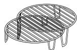WHIRLPOOL JT378WH CRISP - GRILLE Metallique - 1