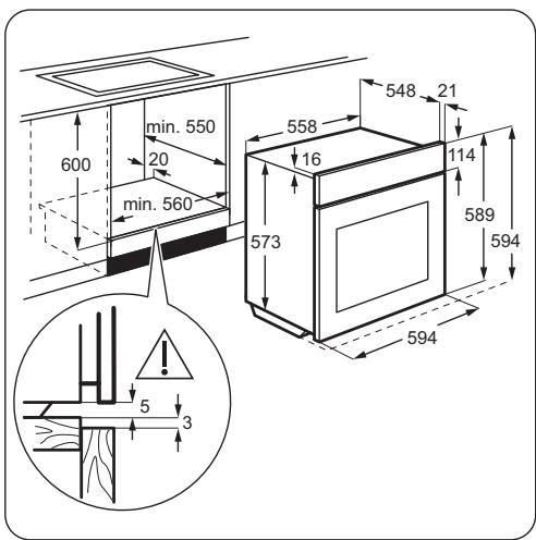 ZANUSSI ZOB65802XK - WARNING! - 1