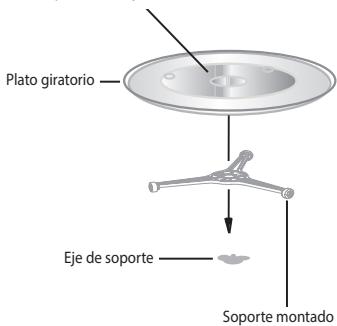 ECG MTD 2390 VGSS - INSTALACION DEL PLATO GIRATORIO - 1