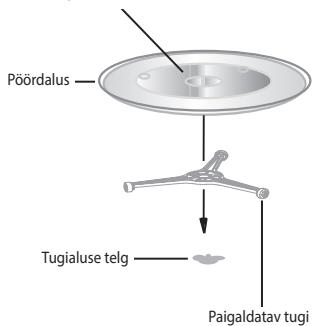 ECG MTD 2390 VGSS - PÖORDALUSE PAIGALDAMINE - 1