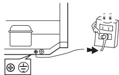 LG GTB523SWCZD - How to connect the earth wire: - 1