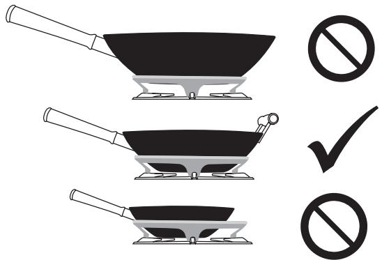 FALCON MODERN TOLEDO XT DUAL FUEL - Support spécial de Wok - 1