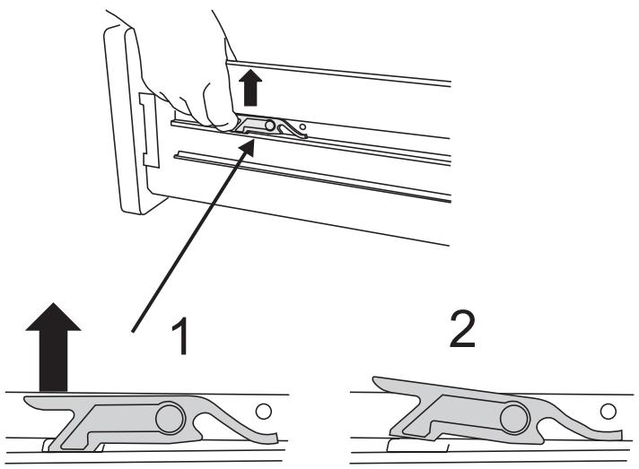 FALCON MODERN TOLEDO XT DUAL FUEL - To remove the drawer pull it forward. - 3