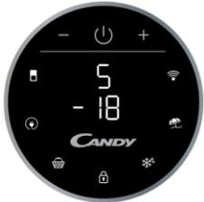 CANDY CMGN6204MANN - KULATY DISPLEJ (POKUD JE VE VYBAVE) - 1