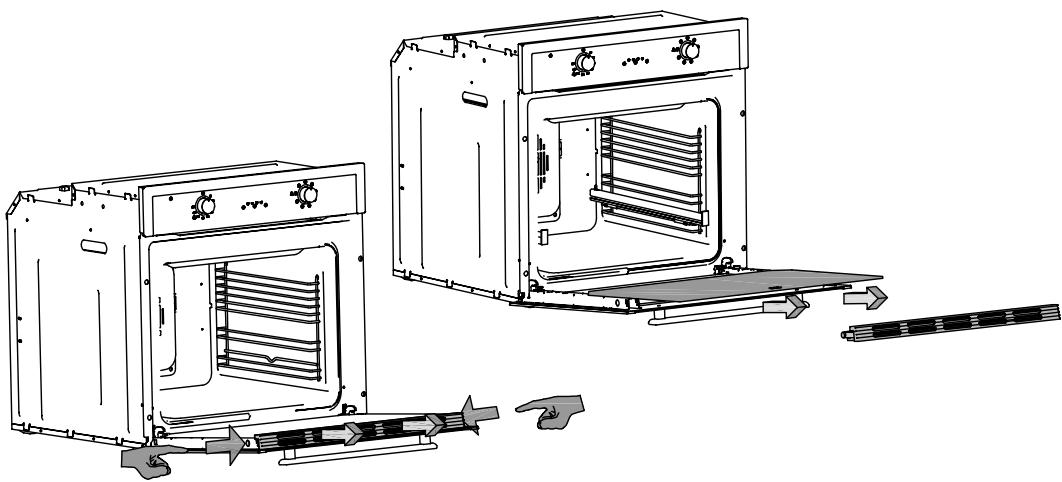 EDESA EOE-6040 X - Desmontaje del cristal trasero para limpieza - 1