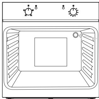 EDESA EOE-6040 X - Replacing the oven light bulb - 1