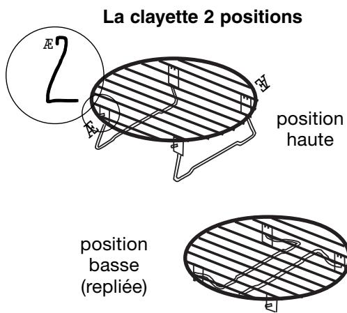 HOTPOINT-ARISTON MWHA 101W - La clayette rabattable : - 1