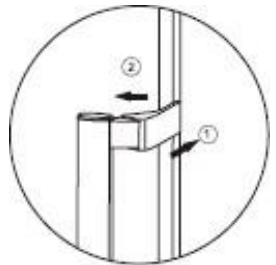 BRANDT BFL8620NW - Easy open handle installation - 3