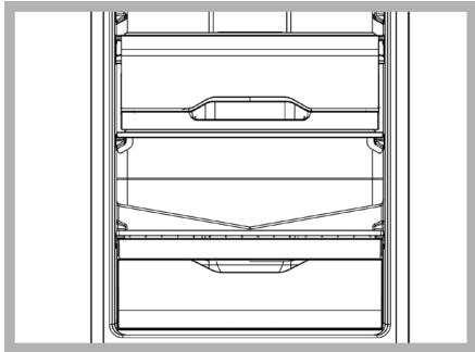 INDESIT LI8S1EW  -  LI8S2EK - FLEXI USE BOX* container - 2