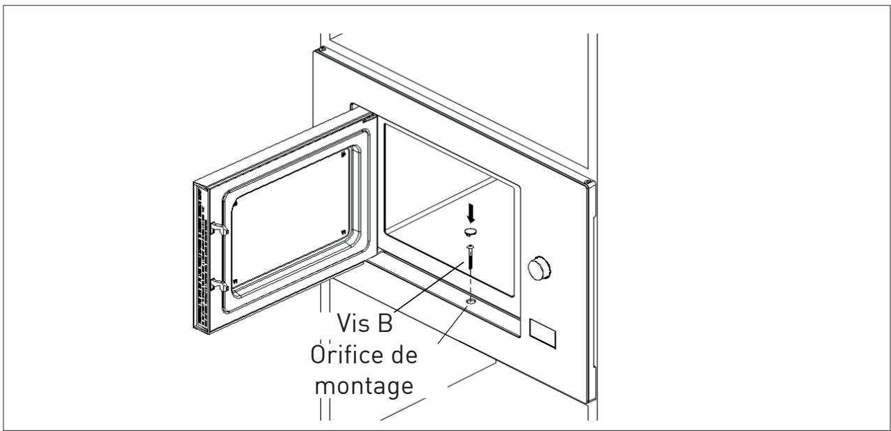 GRUNDIG GKPN66840LXPW - Fixation du support d'encastrement - 6