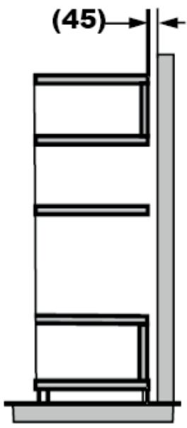 GRUNDIG GKPN66840LXPW - Mål for møbel vedinnebygd installationsjon - 2