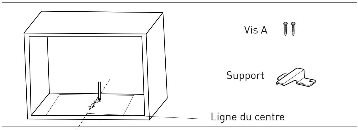 GRUNDIG GKPN66840LXPW - Fixation du support d'encastrement - 3