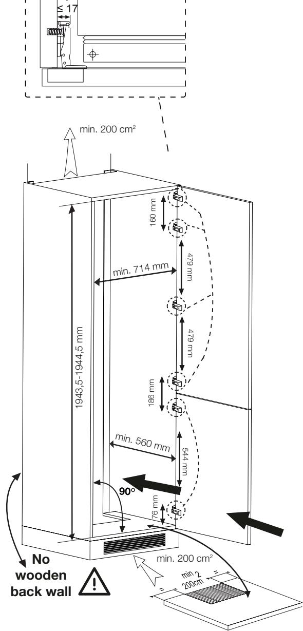 BEKO BCNE400E40SN - Réversibilité des portes - 1