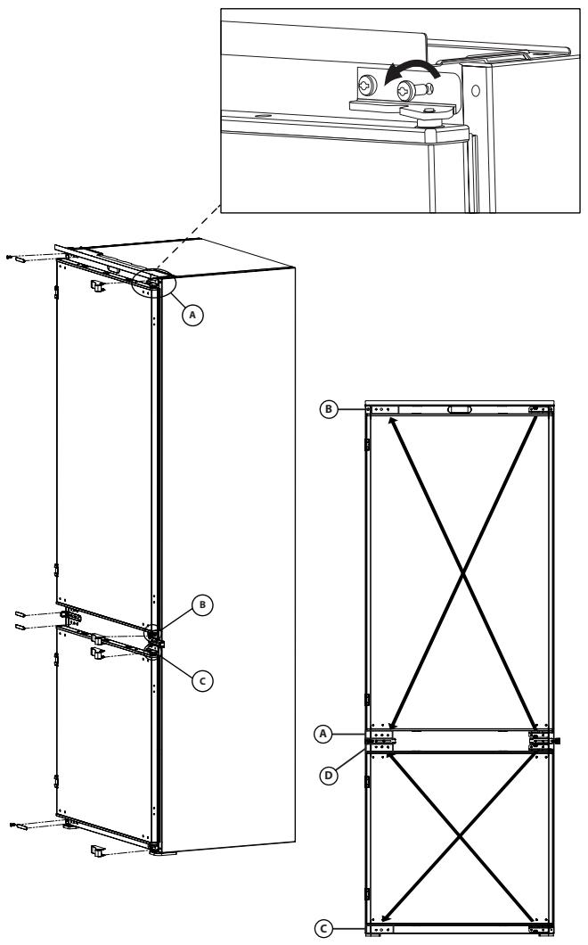 BEKO BCNE400E40SN - Przekladanie drzwina druga strone - 1