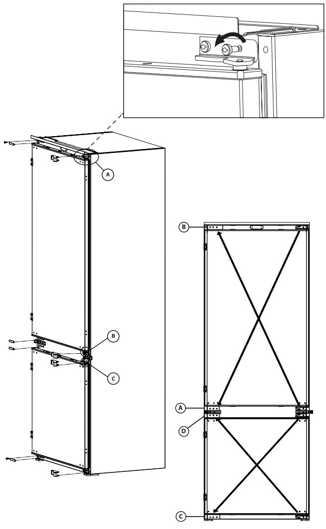 BEKO BCNE400E40SN - Inversione degli sportelli - 1