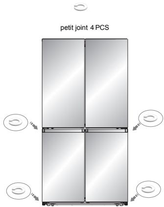 HISENSE RQ758N4SAI1 - Aligner les portes (si nécessaire) - 1