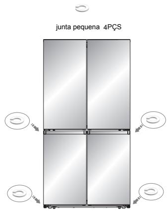 HISENSE RQ758N4SAI1 - Alinhe as portas (se necessário) - 1