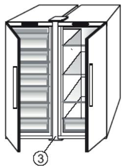 HOTPOINT SH81QXRFD - 1.3.AJUSTER LES PORTES (Selon le modele) - 3