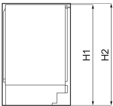 ELECTROLUX LXB2AF82S - Dimensiones - 1