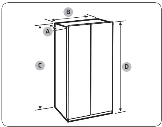 SAMSUNG RS6GA8521B1 - Abstand - 1