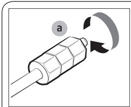 SAMSUNG RS6GA8521B1 - So schließen Sie den Frischwasserschlauch an die Wasserleitung an. - 1