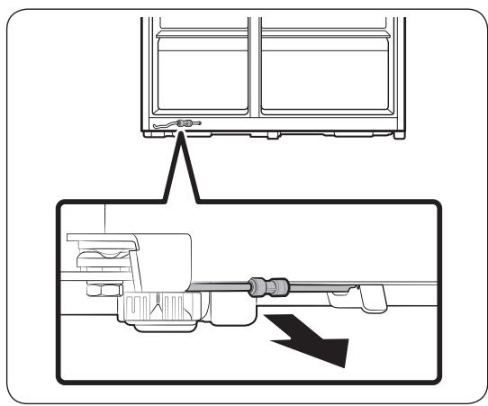 SAMSUNG RS6GA8521B1 - Ontkoppel de waterslang - 1