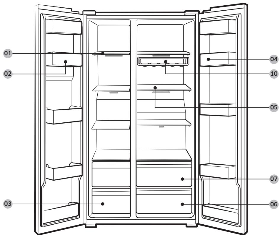 SAMSUNG RS6GA8521B1 - Normale modellen - 1