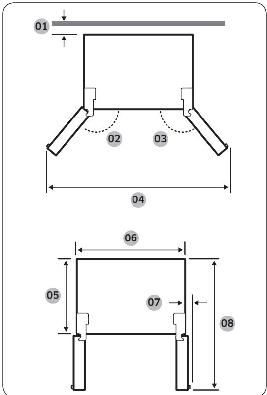 SAMSUNG RS6GA8521B1 - Vrijruimte - 2