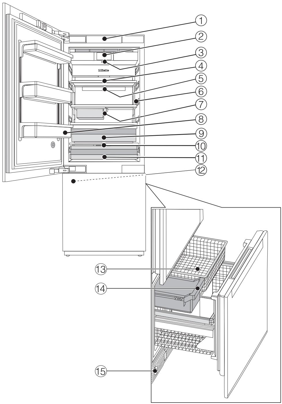 MIELE KF2902VI - KF 2902 Vi - Branchement électrique - 2