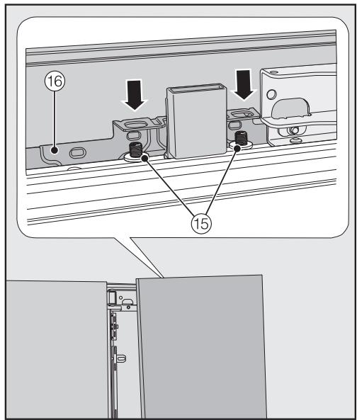 MIELE KF2902VI - KF 2902 Vi - Préparer le montage des façades de meuble - 11