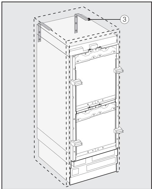 MIELE KF2902VI - KF 2902 Vi - Préparer la niche d'encastrement - 2