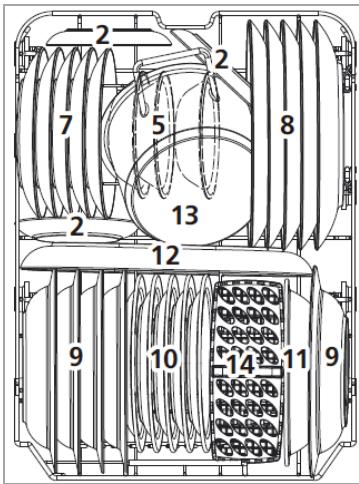BOMANN GSP 7407 - Loading the lower basket - 2