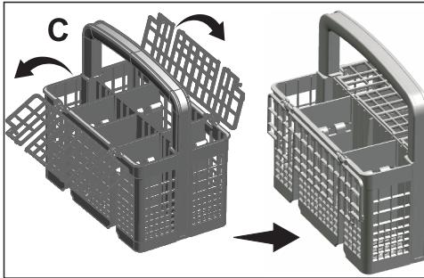 BEKO FDIN84311 - Panier à couverts - 2