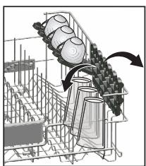 BEKO FDIN84311 - Support à hauteur ajustable du panier supérieur - 1