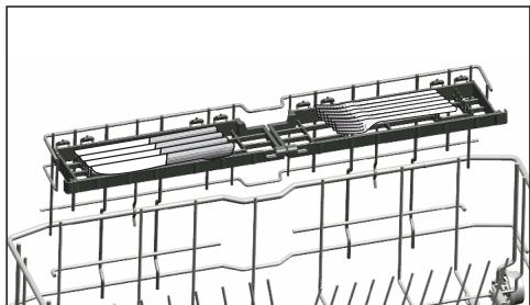 BEKO FDIN84311 - Support multifonction/à hauteur ajustable du panier inférieur - 3