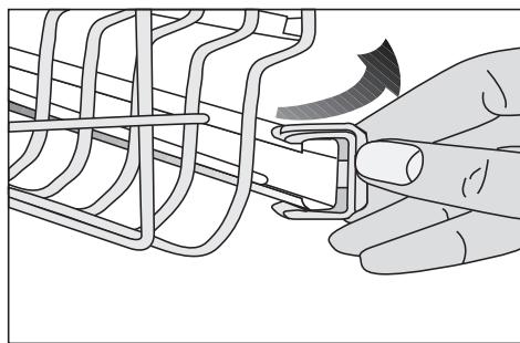 BEKO FDIN84311 - Réglage de hauteur du panier vide - 1
