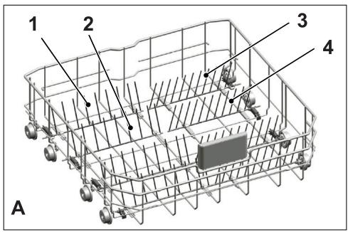 BEKO FDIN84311 - Tiges rétractables du panier inférieur - 1