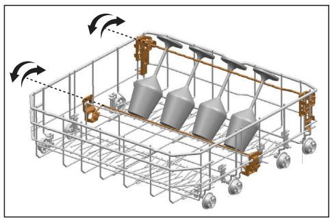 BEKO DIN34320 - Lower Basket Glass Holder - 1