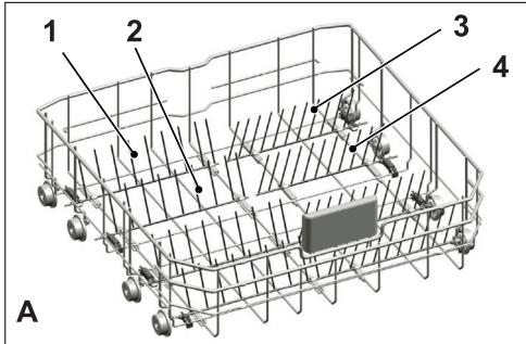 BEKO DIN34320 - Collapsible lower basket tines - 1
