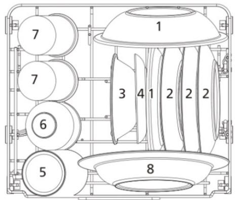 BOMANN TSG5701 - Loading the dishwasher basket - 1