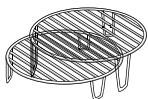 WHIRLPOOL FT338WH CRISP - GRILLE METALLIQUE - 1