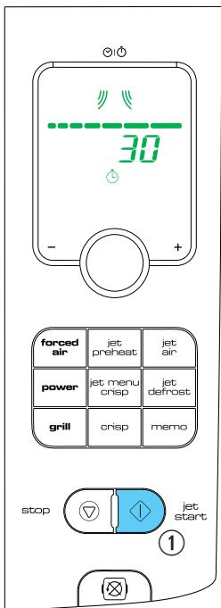 WHIRLPOOL FT338WH CRISP - FONCTION JET START (DÉMARRAGE RAPIDE) - 2