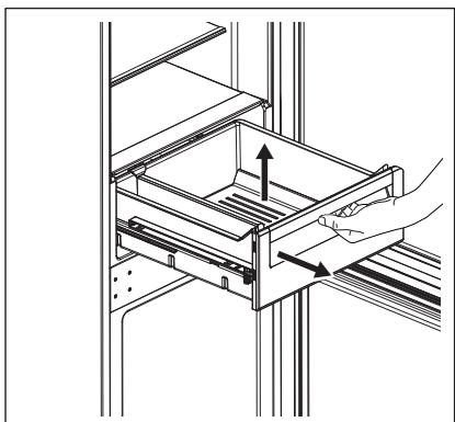 AEG-ELECTROLUX SCE819E5TS - Bac à légumes - 1