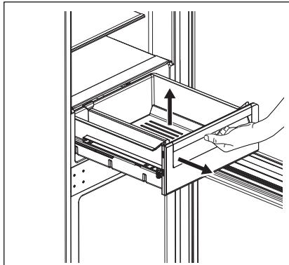AEG-ELECTROLUX SCE819E5TS - Gemüseschublade - 1