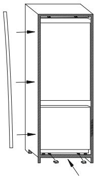 ROSIERES RBBS100N - PRODUCT DIMENSIONS AND BUILT-IN COMPARTMENT - 6