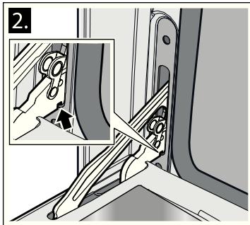 SIEMENS HQ738155E - Accrocher la porte de l'appareil - 2