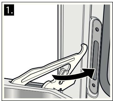 SIEMENS HQ738155E - Sette inn apparatdoren - 1