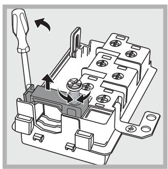 HOTPOINT UTQ89EPHAICES - Montaggio del cavo di alimentazione - 2